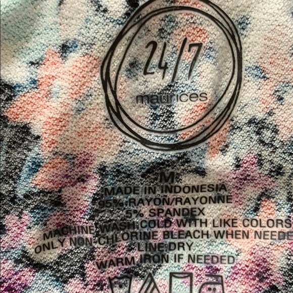 Floral Tunic Tank Top with spaghetti straps - Picture 5 of 5